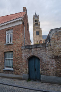 Low angle view of building against sky