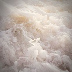 Full frame shot of frozen sea