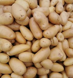 Full frame shot of onions for sale at market stall