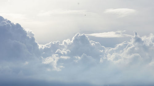 Low angle view of clouds in sky