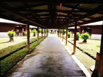 Corridor of building