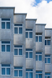 Low angle view of building against sky