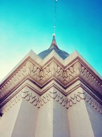 Low angle view of building against sky