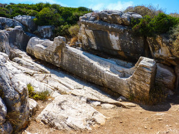 View of old ruins