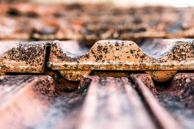 Close-up of rusty metal