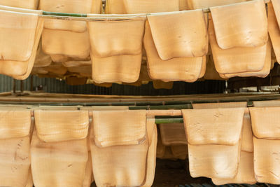 Full frame shot of spices in store