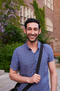 Portrait of a smiling young man