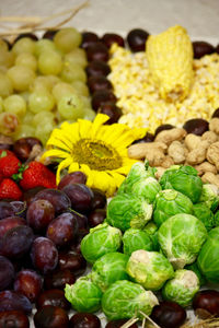 Close-up of fruits for sale at market stall