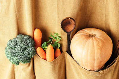 Close-up of vegetables in box