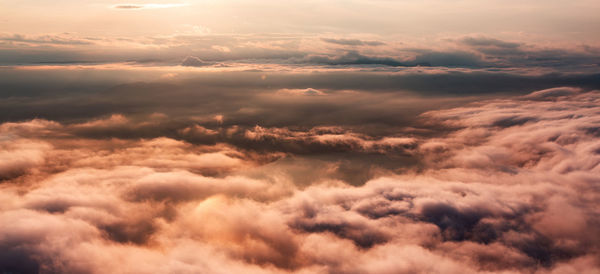 Clouds in sky during sunset