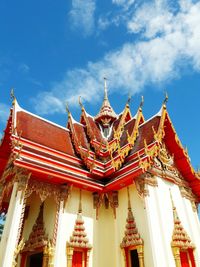 Low angle view of temple