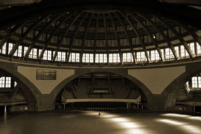 Interior of abandoned building