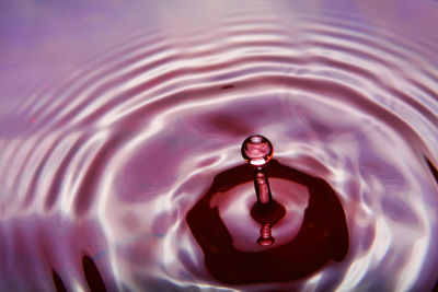 Close-up of rippled water