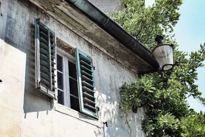 Low angle view of old building