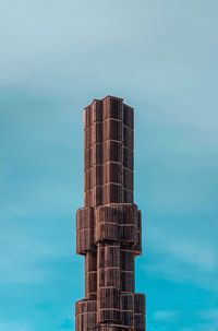 Low angle view of modern building against sky