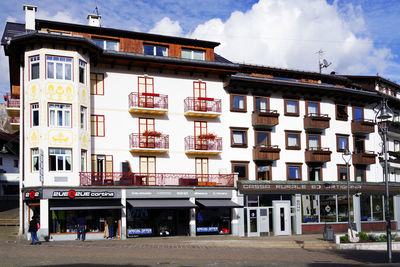 Buildings against sky in city