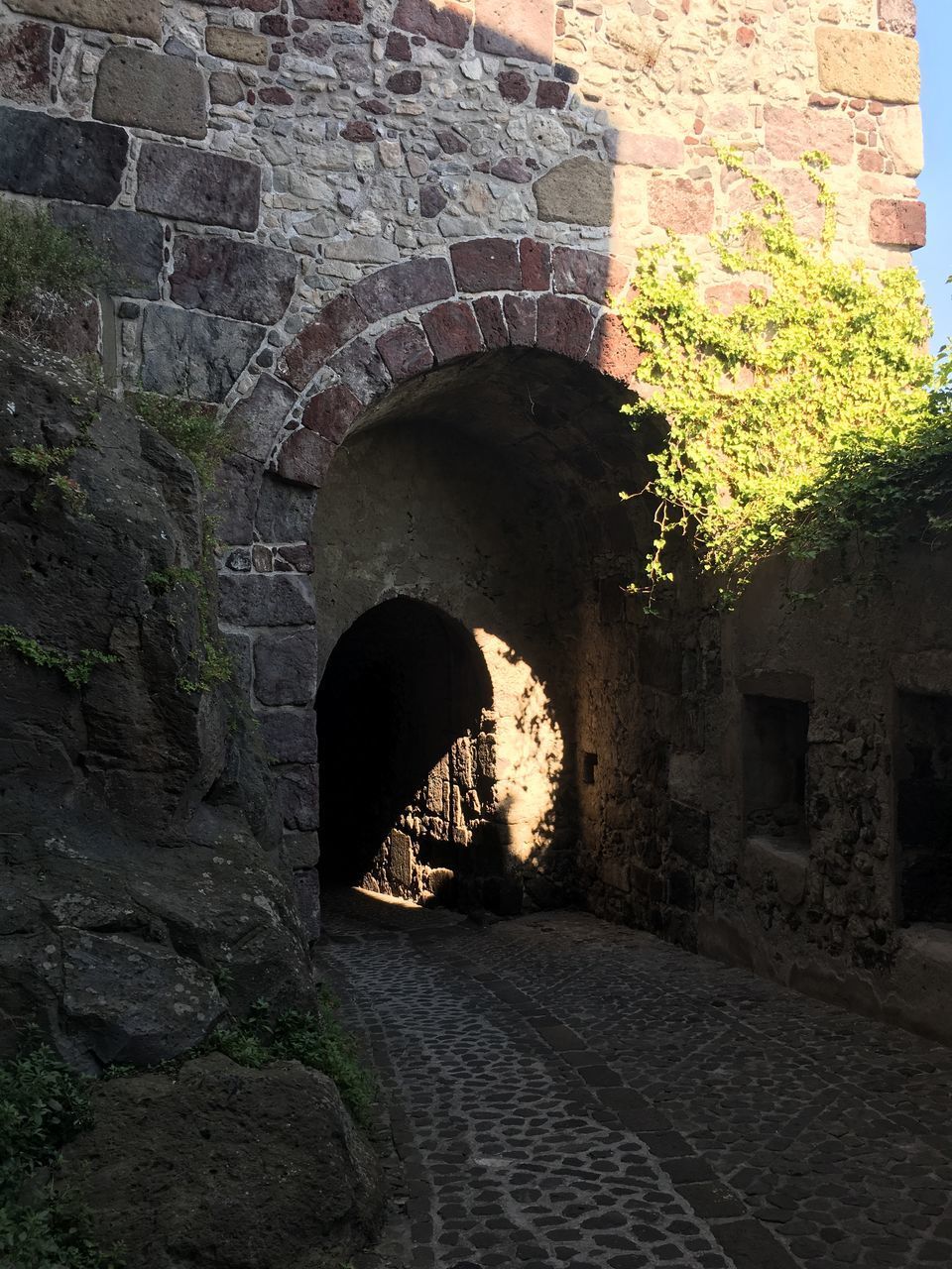 ARCHWAY OF OLD BUILDING