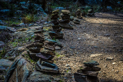 Rocks on shore