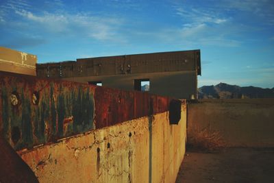 View of built structure against sky