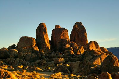 View of rock formation