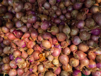 Full frame shot of fruits for sale at market stall
