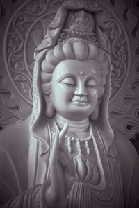 Close-up of buddha statue