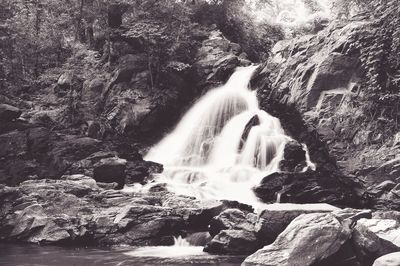 View of waterfall