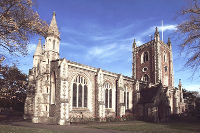 Low angle view of church