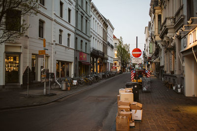 Street amidst buildings in city