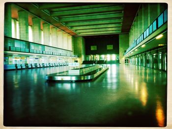 View of empty corridor