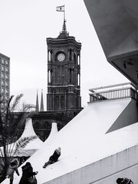 View of church in city