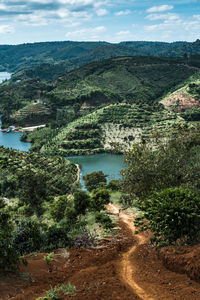 A mountain lake in a daknong, vietnam