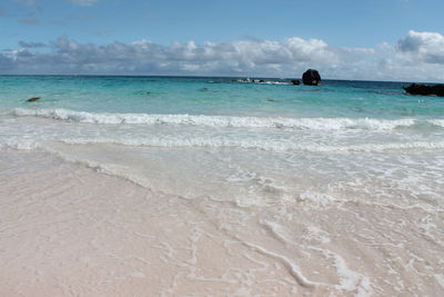 Scenic view of beach