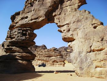 View of rock formations