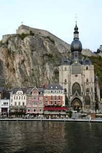 Low angle view of buildings in background