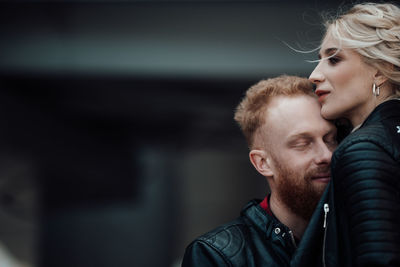 Portrait of young couple