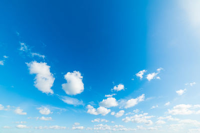 Low angle view of clouds in sky