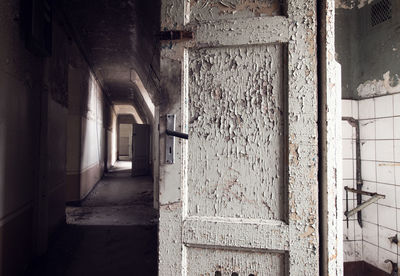 Corridor of abandoned building