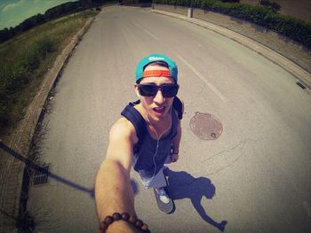 Portrait of young woman