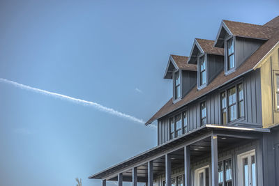 Low angle view of building against sky