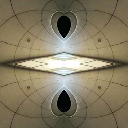 Low angle view of ceiling