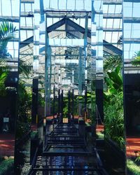 Built structure with trees in background