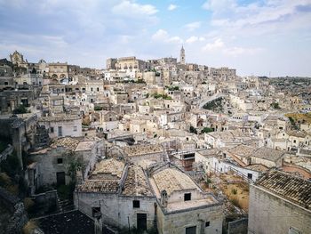 High angle view of cityscape