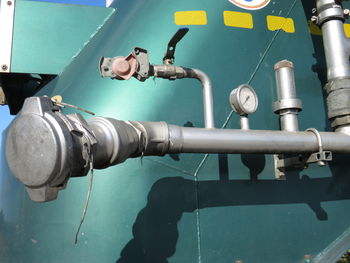 Close-up of machine part