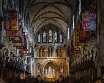 Interior of church