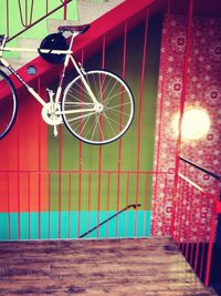 Train at parking lot