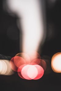 Close-up of hand holding illuminated light