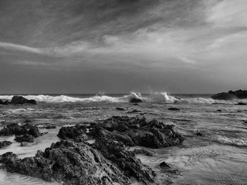 View of calm sea against sky