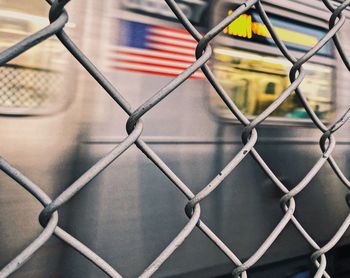 Close-up of chainlink fence