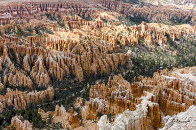 View of rock formations